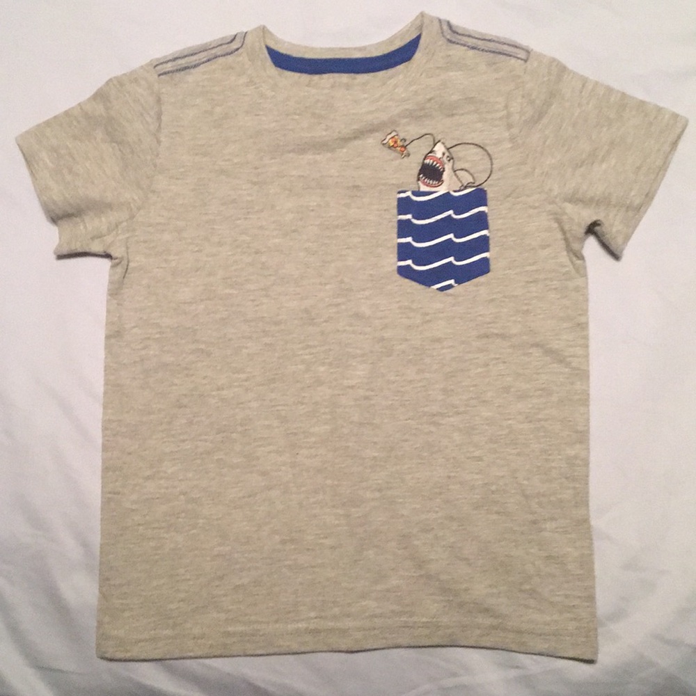Boys 4T pocket front graphic short sleeve tee